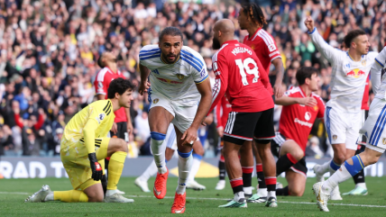   Manchester United extendió su mal momento en la Premier con un empate ante Leeds 
