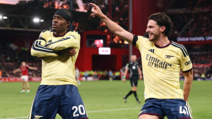   Madueke salvó a Arsenal con el gol del triunfo ante Nottingham Forest 