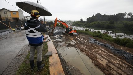   Continúa alerta roja en Arauco por socavón que motivó evacuación preventiva de más de 150 familias 